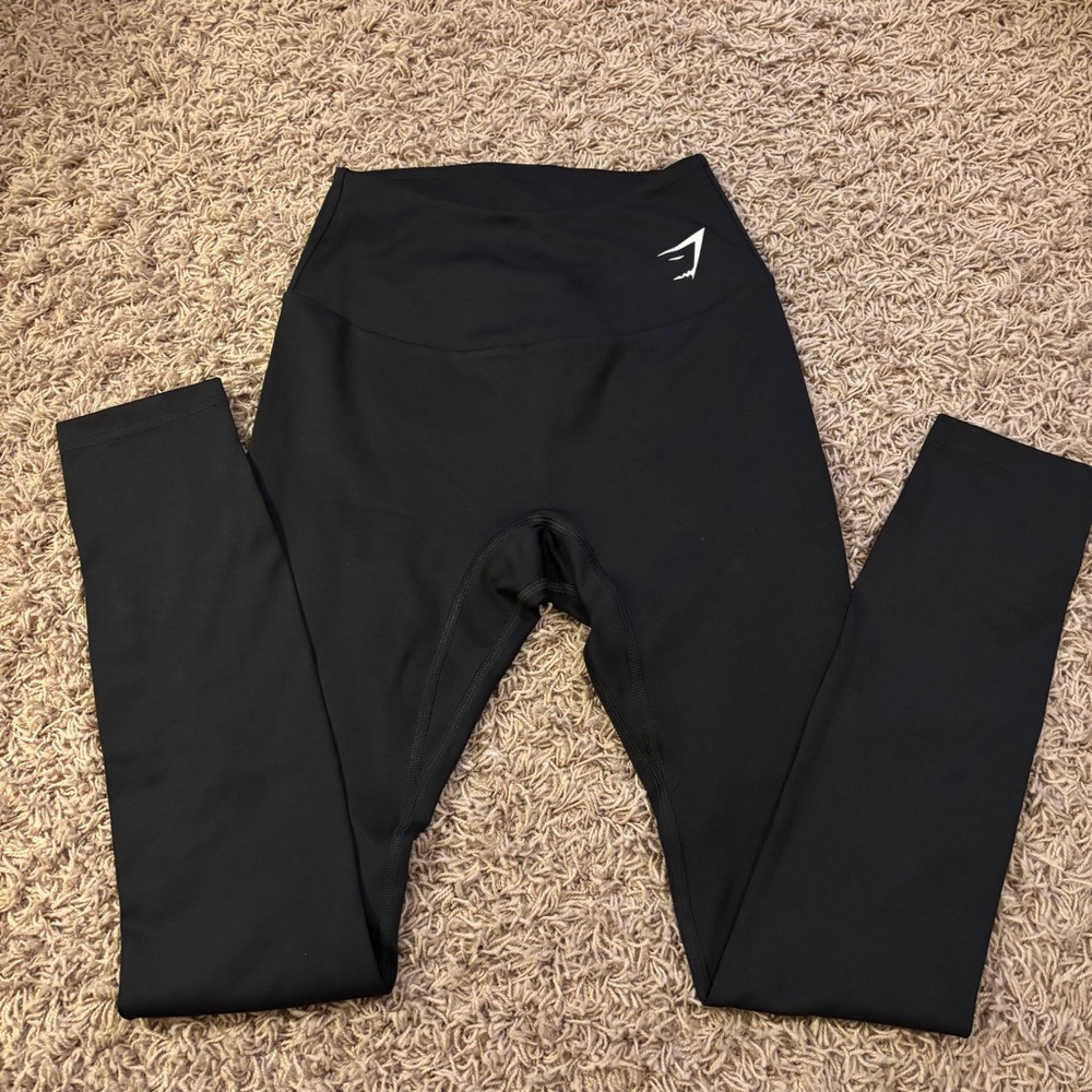Gymshark Black Leggings Full-Length Stretch